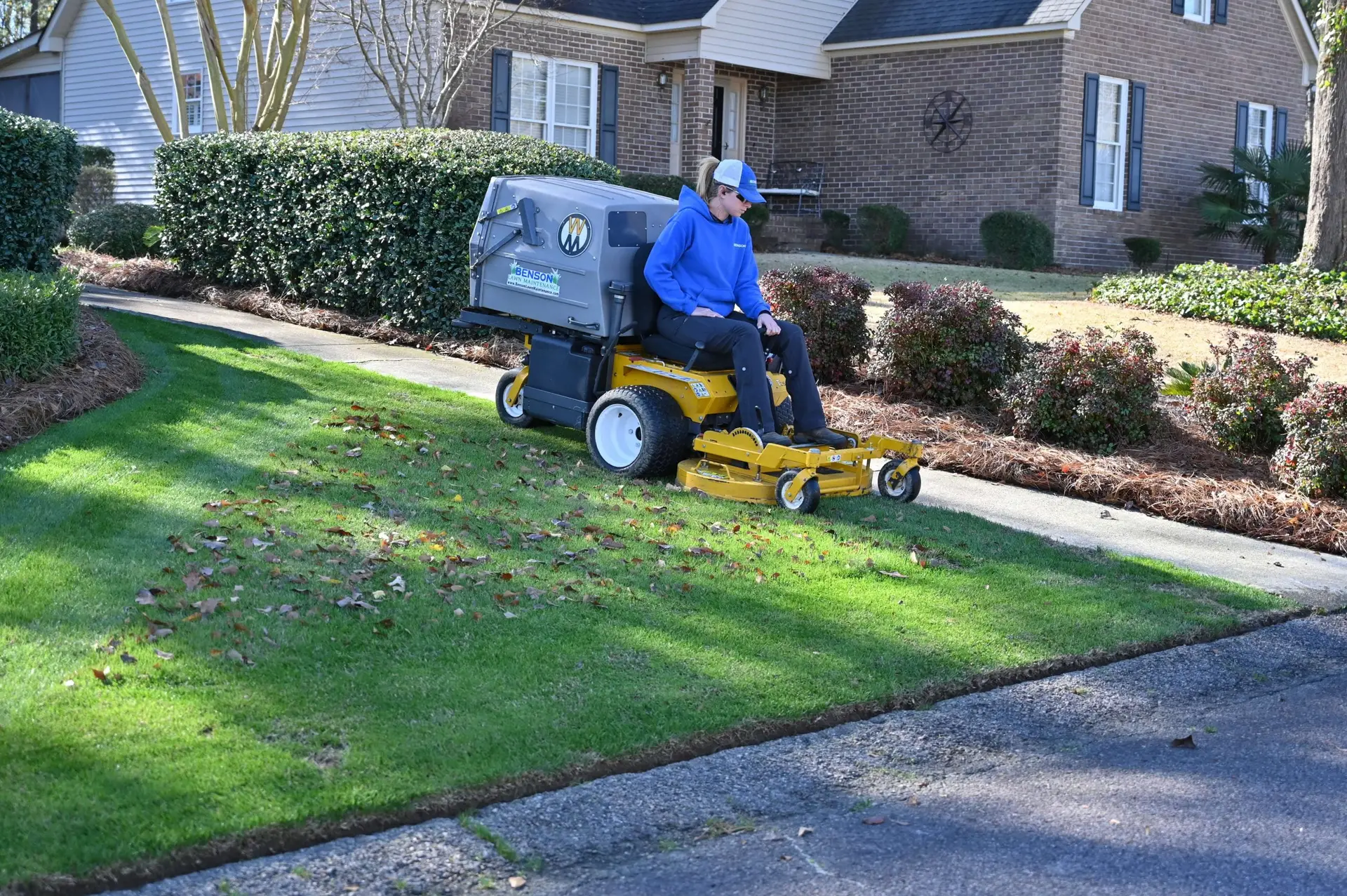 Full service lawn maintenance