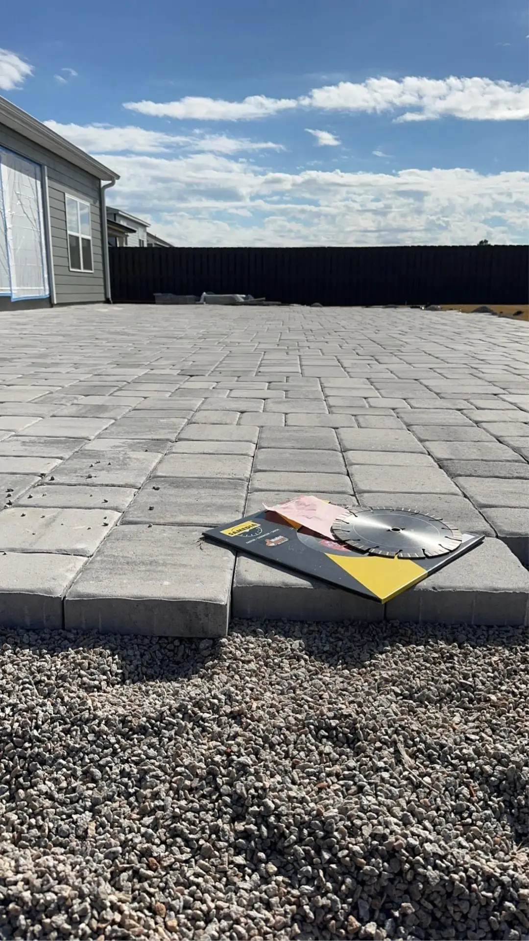 Paver patio installation in Augusta, GA